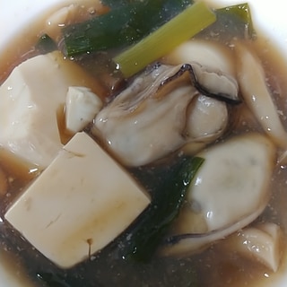 牡蠣豆腐